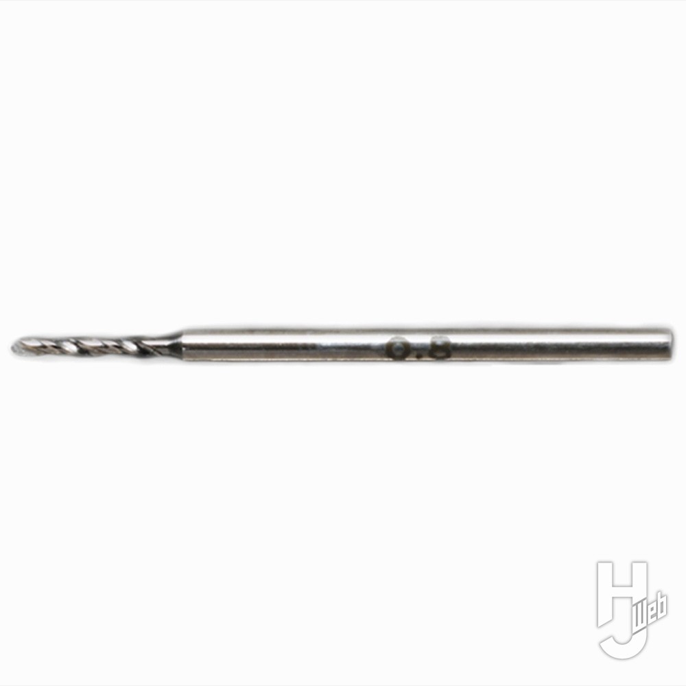 精密ドリル刃0.8mm（軸径1.5mm）